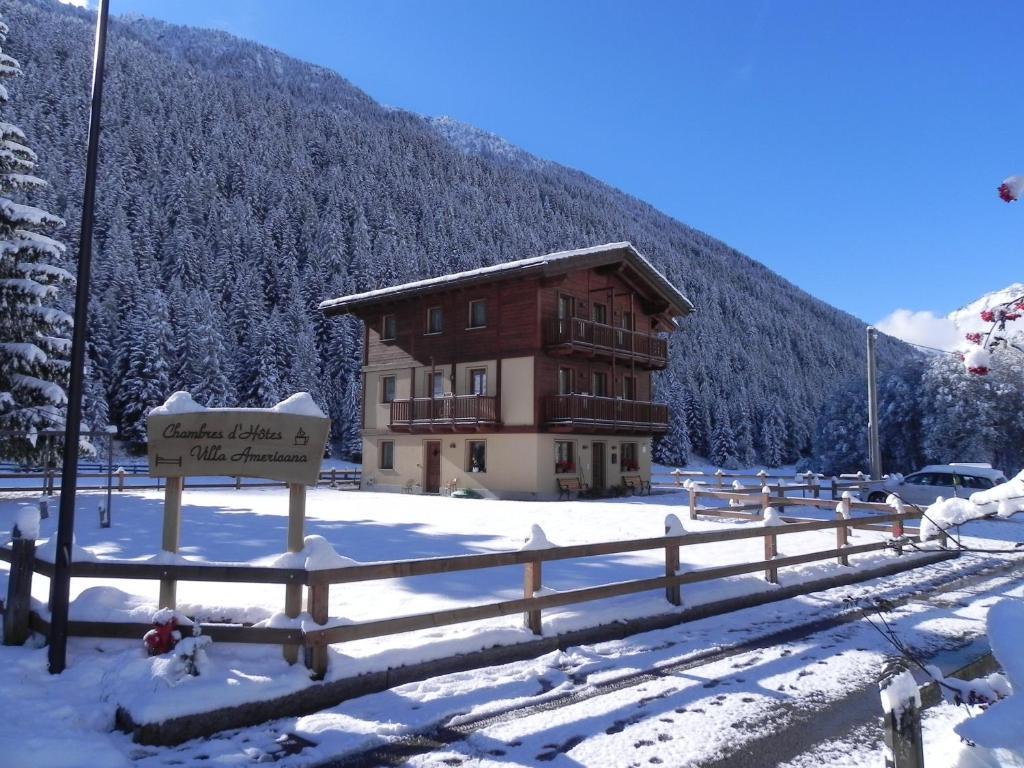 Villa Americana Chambres D'Hotes Champoluc Exterior photo